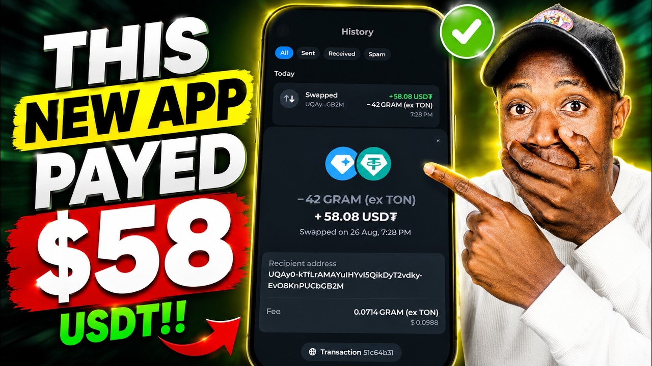 This FREE NEW Crypto Mining App Paid $58 USDT! I Tested It 😱