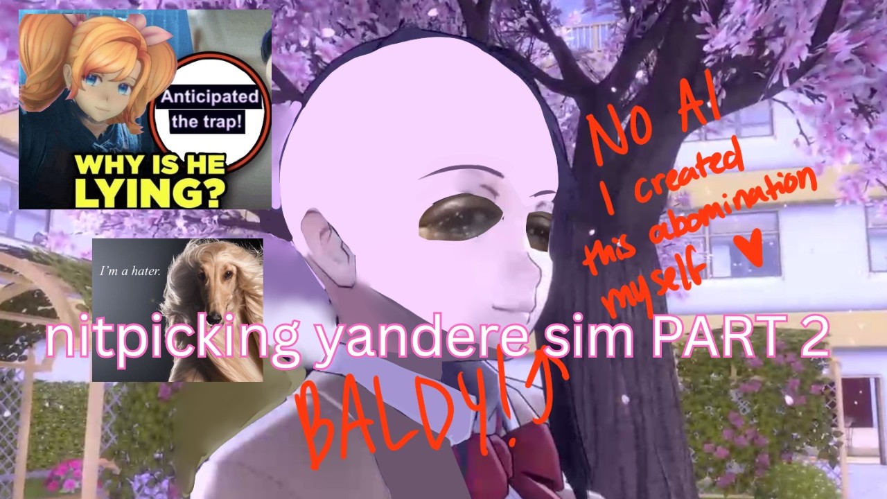 everything i dislike about yandere simulator (visually) in 4 minutes or less PART 2