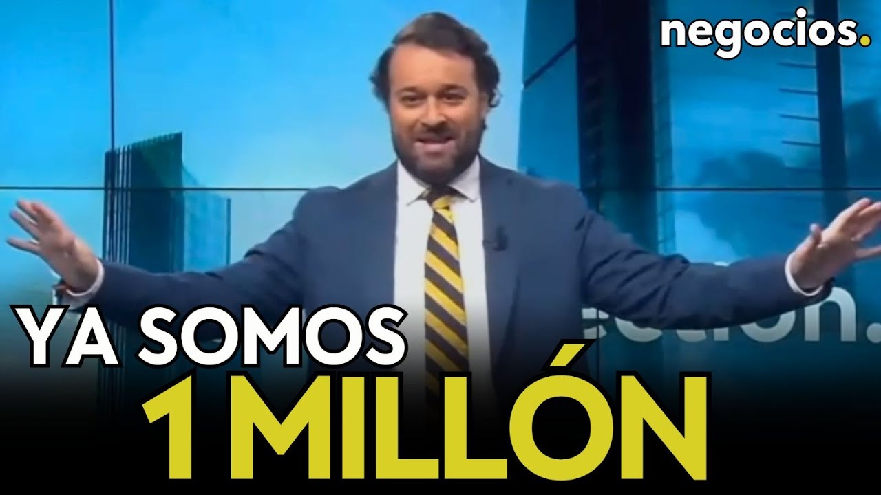 As&iacute; se ha celebrado en Negocios TV el primer mill&oacute;n de suscriptores: 1 mill&oacute;n de gracias a todos
