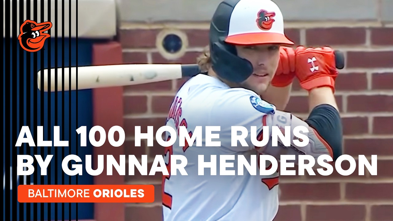 Gunnar Henderson&rsquo;s First 100 Career Home Runs | Baltimore Orioles