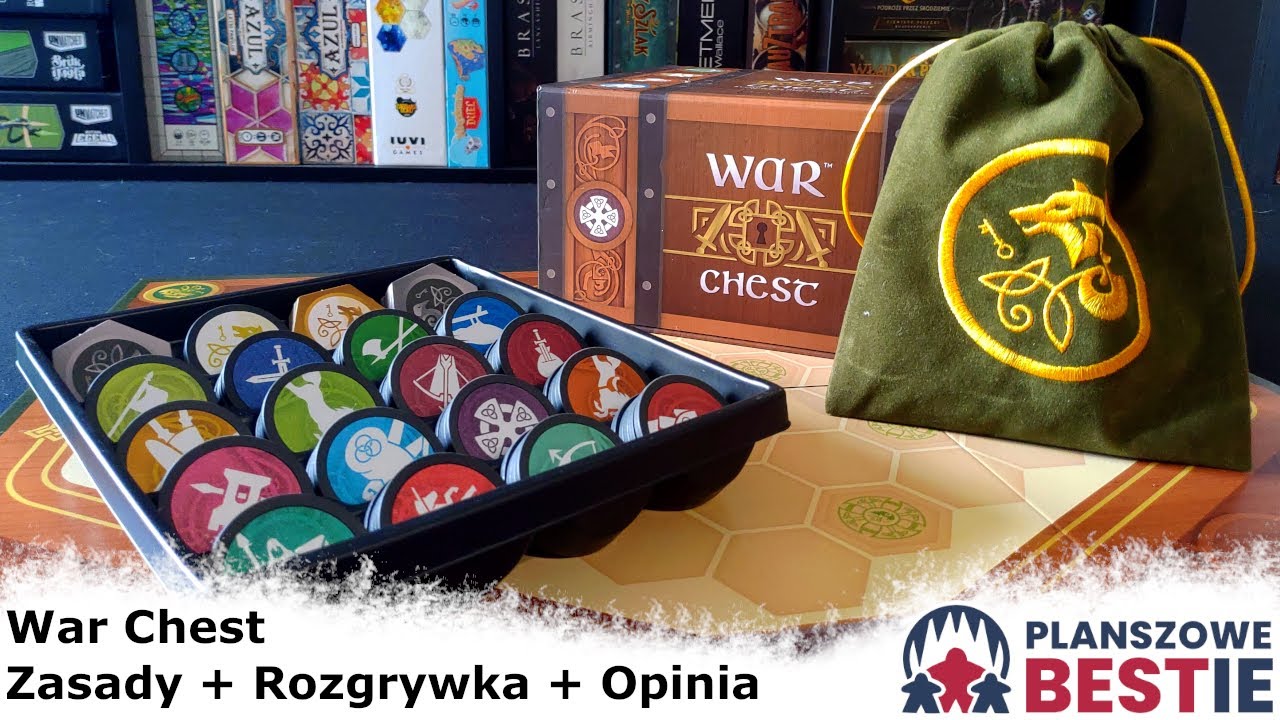 Planszowe Bestie #75 - War Chest (Zasady + Gra + Podsumowanie) - 12.07.2022