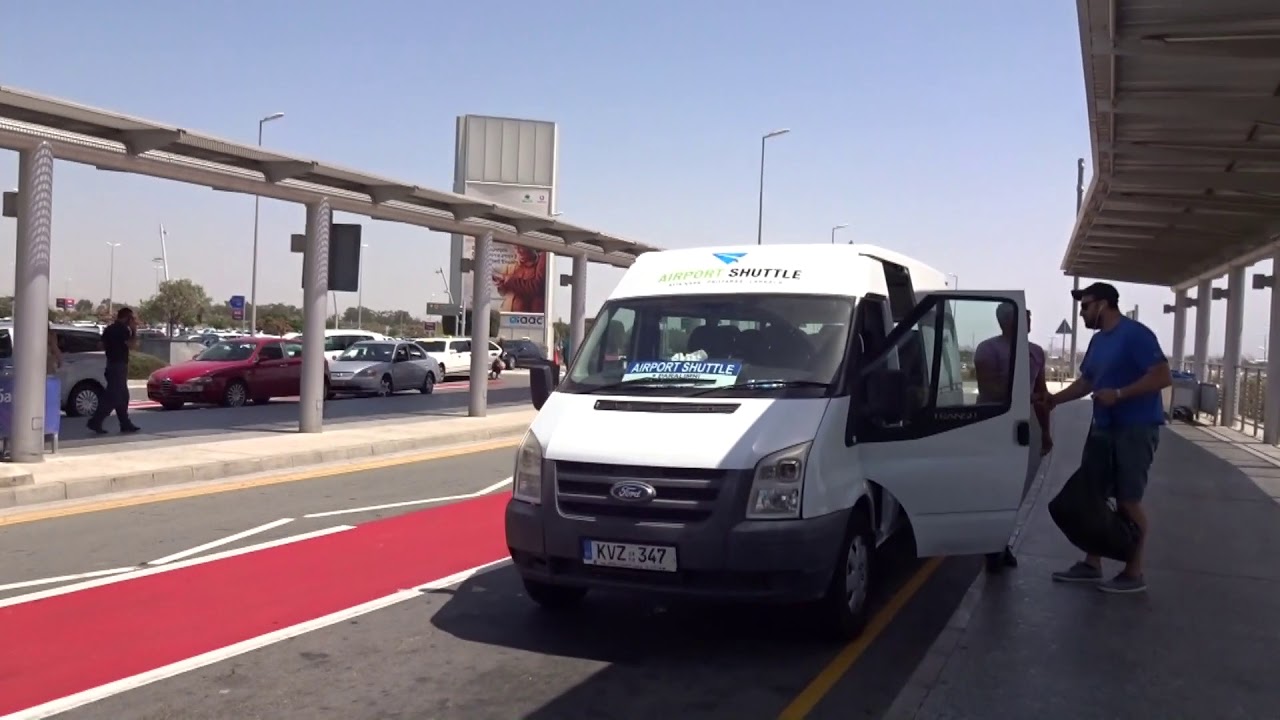 Кипр. Ларнака обзор аэропорта. Дорога до Аяа Напы на Shuttle Bus напрямую
