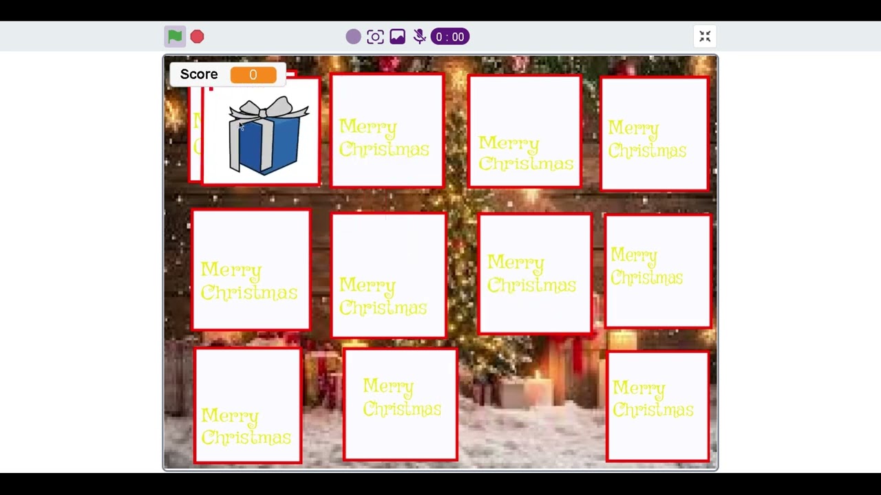 Memory game | Christmas Coding Challenge | Pictoblox
