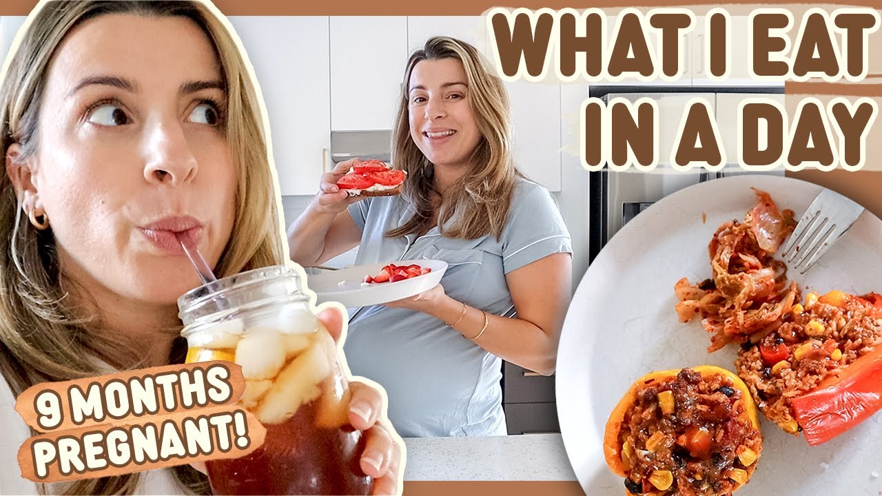 My Last What I Eat in a Day Before I Give birth (9 Months Pregnant!)
