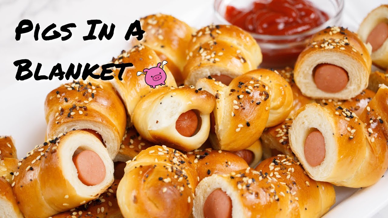 Homemade Pigs In a Blanket With Soft And Fluffy Bread
