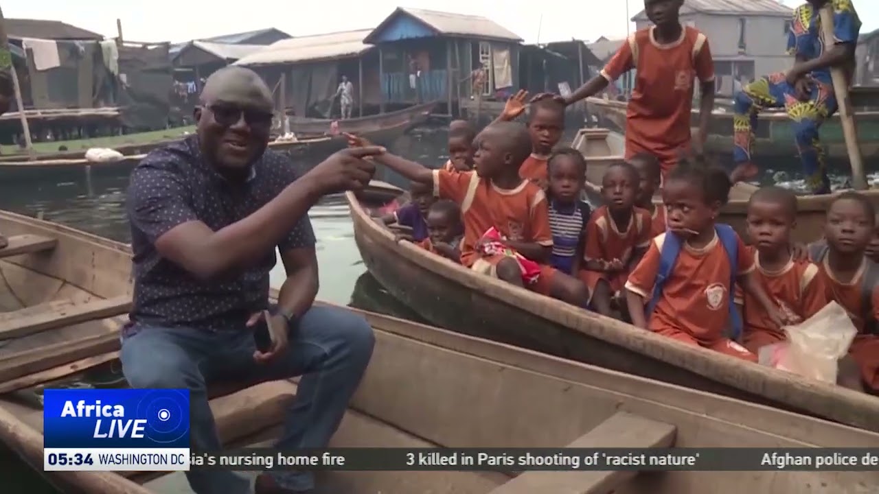 Families in Lagos' floating slum face new threat