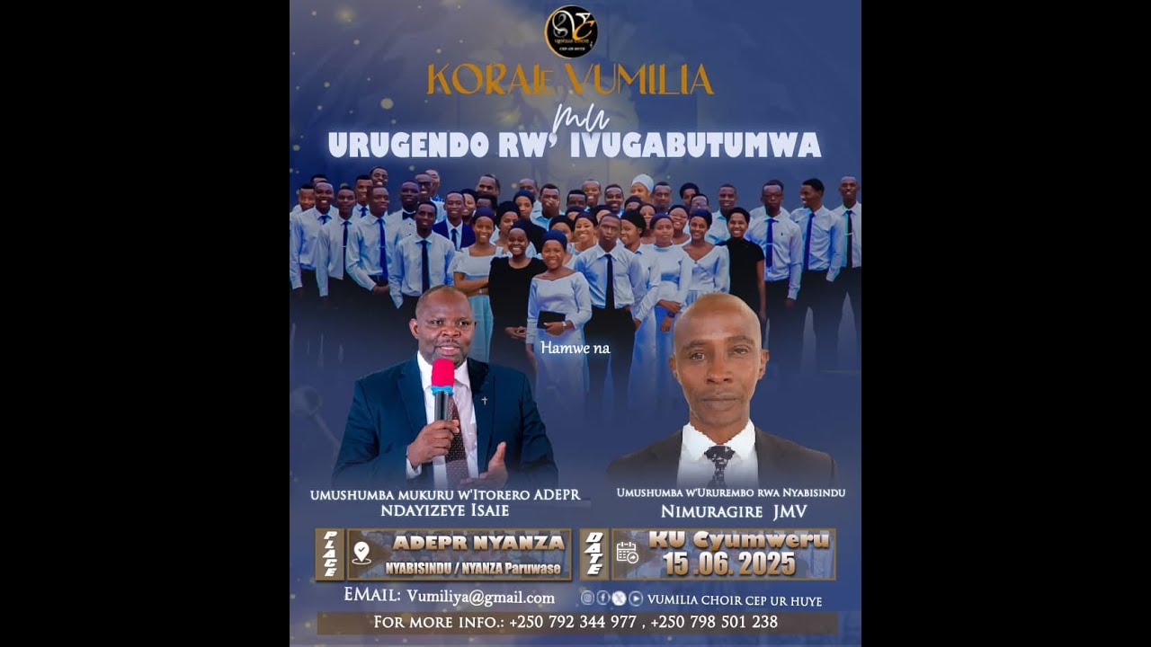 VUMILIA CHOIR: URUGENDO RW'IVUGAMUTUMWA (ADEPR NYANZA)