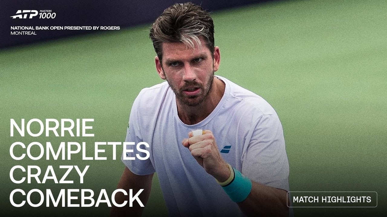 Najważniejsze momenty walki Alexa de Minaura z Cameronem Norrie | Montreal Masters 2026, runda 3