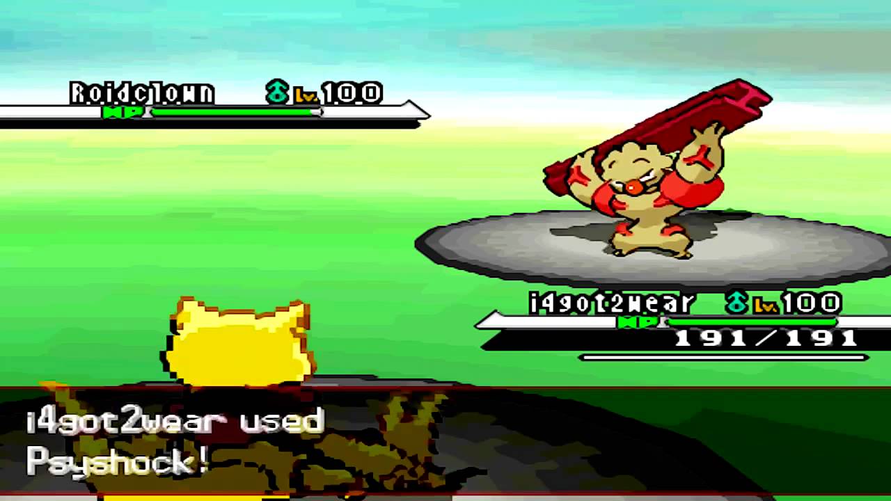 PokeMoshPit Battle #432:  Rchizzle9 vs MultiHGW [5th Gen NU]