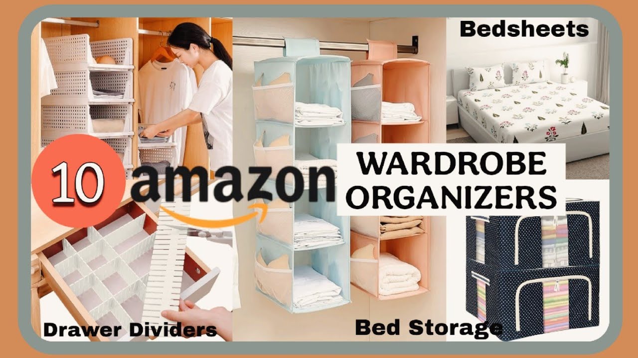 👉BEST & LATEST *10* AMAZON WARDROBE ORGANIZER HOME PRODUCTS | Must-Have Home Closet Items