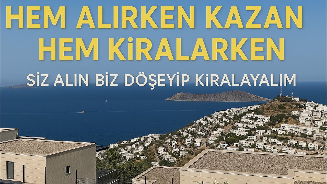 Bodrum Satılık Villa %40 Daha Ucuz! L&uuml;ks Villa / İndirimli Fiyat Yalıkavak - G&uuml;m&uuml;şl&uuml;k Arasında