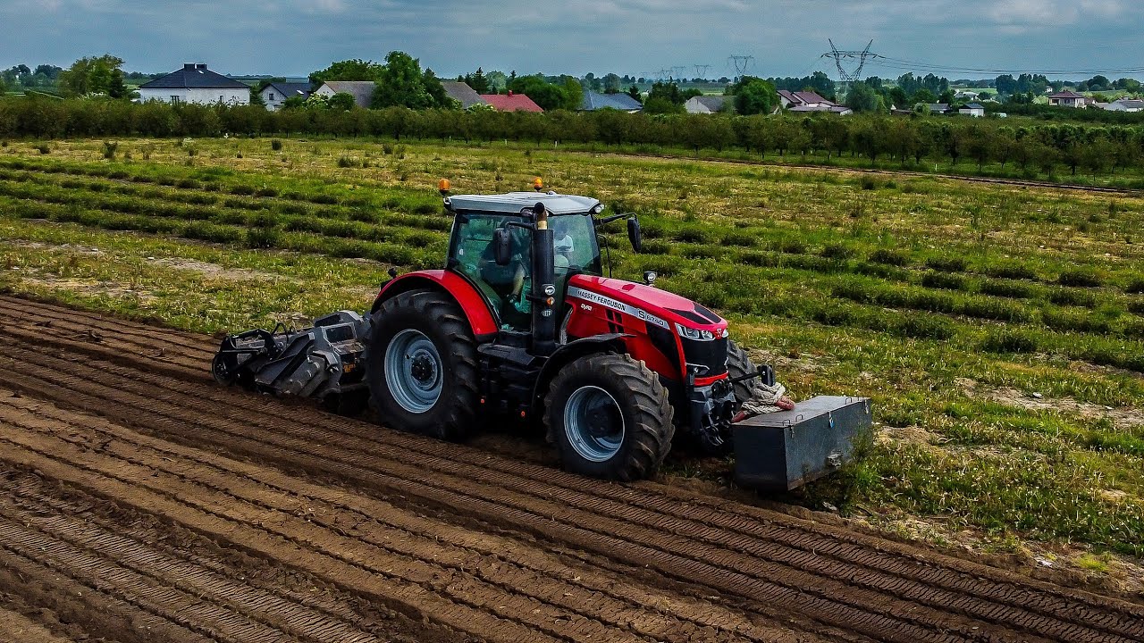 Frezowanie Wgłębne Pni na 50cm W Głąb Ziemi z Firmą EkoMulcz ☆ Massey Ferguson 8740S ☆ FAE SSH 225 ☆