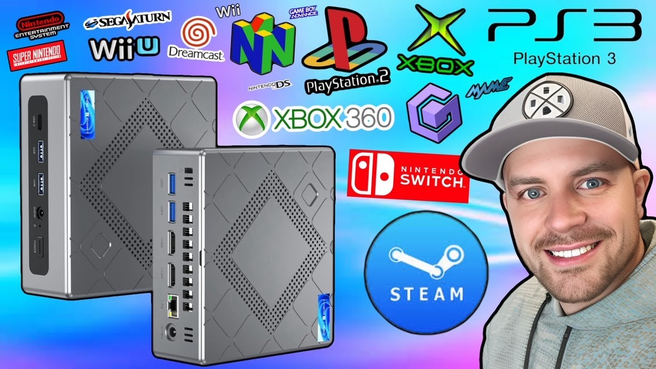 The KAMRUI CK10 Mini PC Can Play It ALL! Xbox PS3 Switch & AAA Games!
