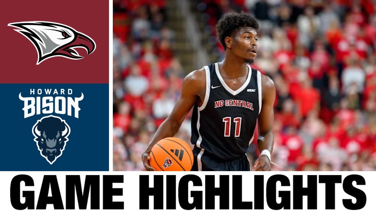 NC Central vs Howard Highlights | MEAC Men's Basketball Championship | College Basketball 2026