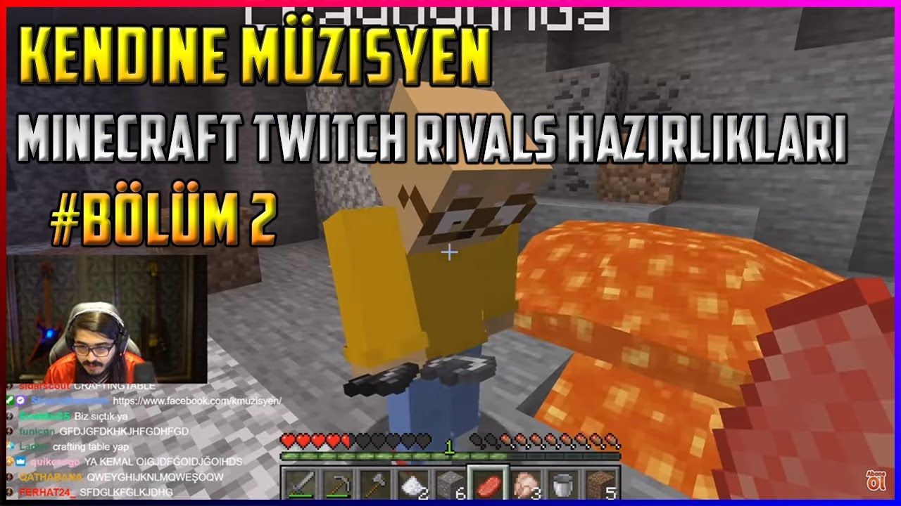 Kendine Müzisyen - Minecraft Twitch Rivals Hazırlıkları # Bölüm 2