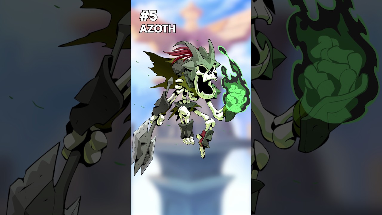 Top 10 Spammer Legends In Brawlhalla #Shorts