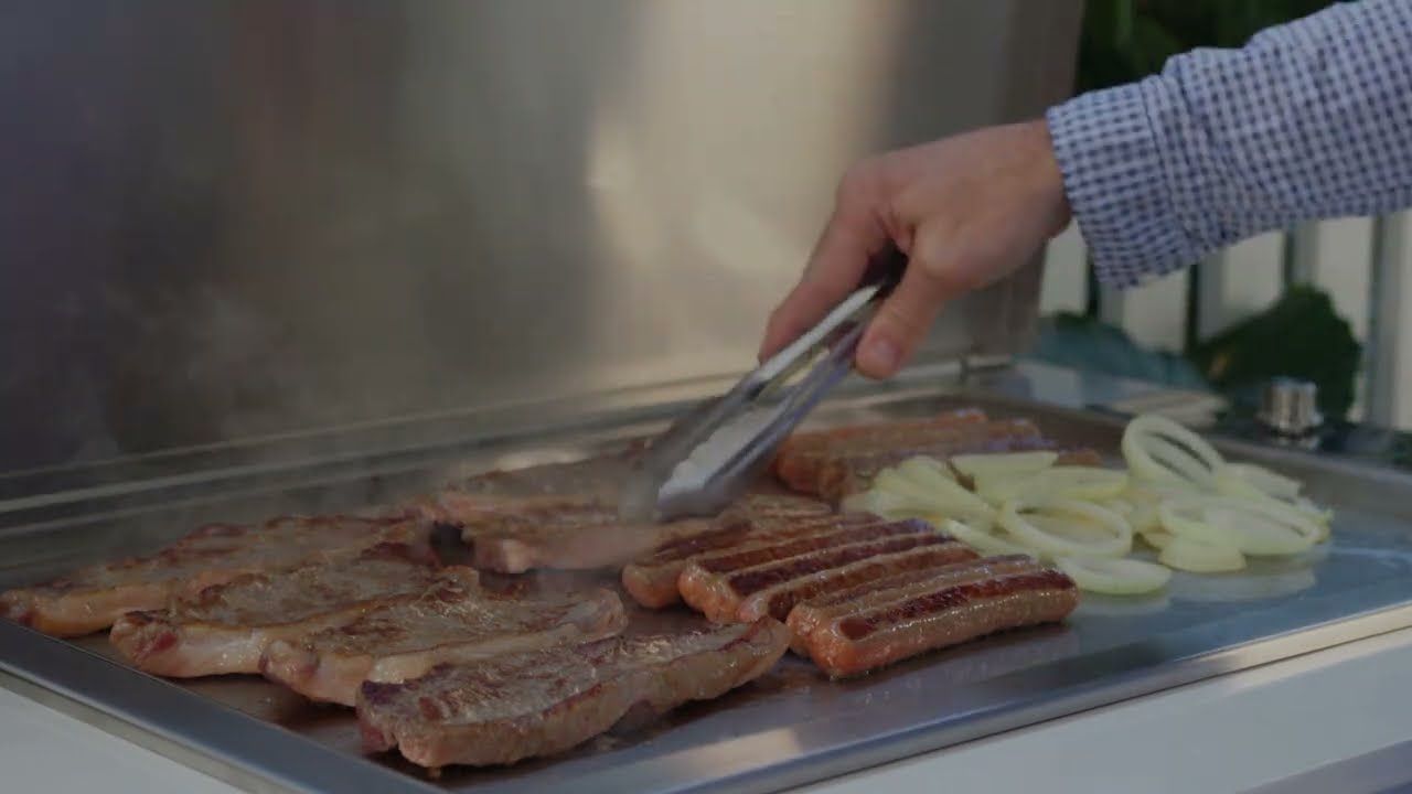 Explore Infinity Teppanyaki 900 BBQ - Australian Made Electric Built-In Stainless Steel BBQ