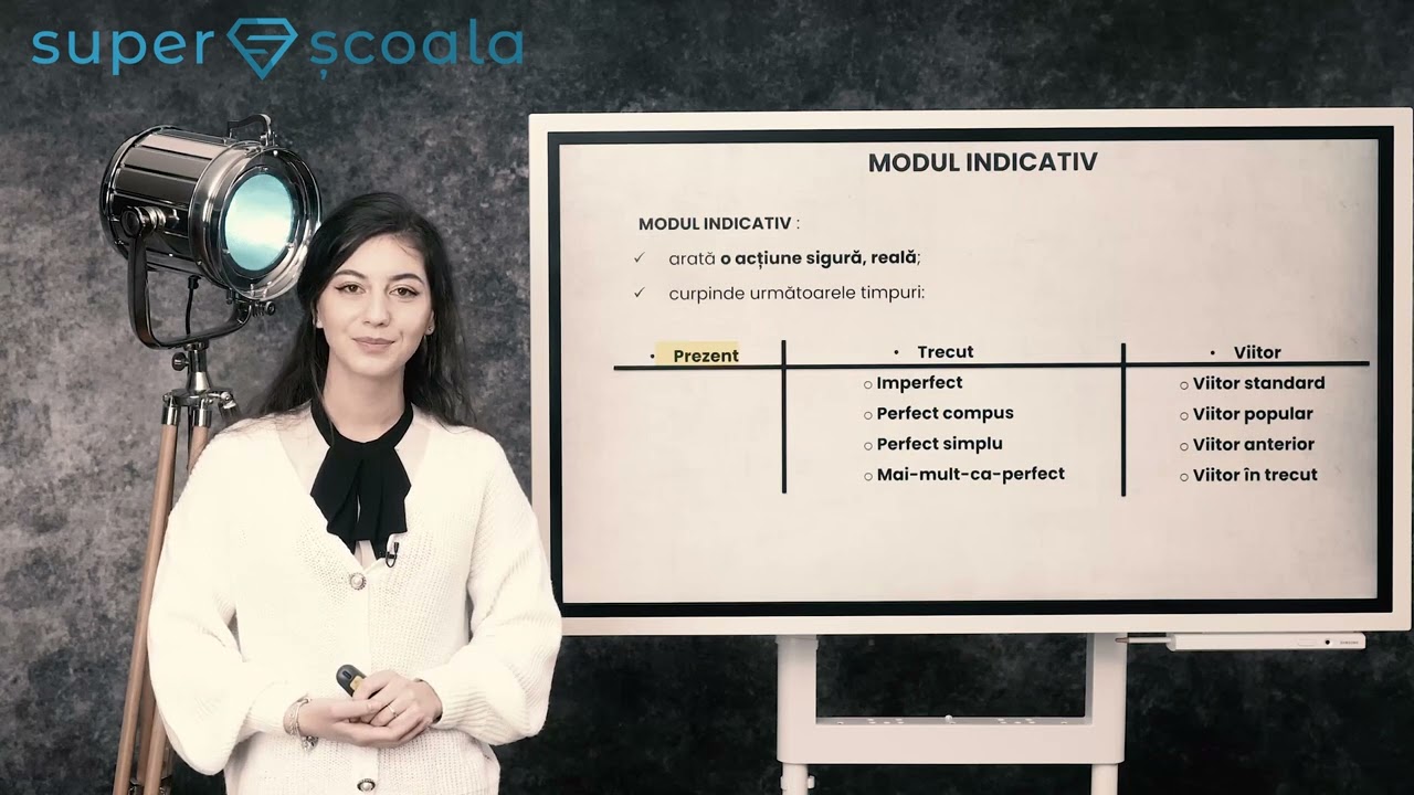 Lb. Romana - Clasa a V-a - Verb indicativ prezent