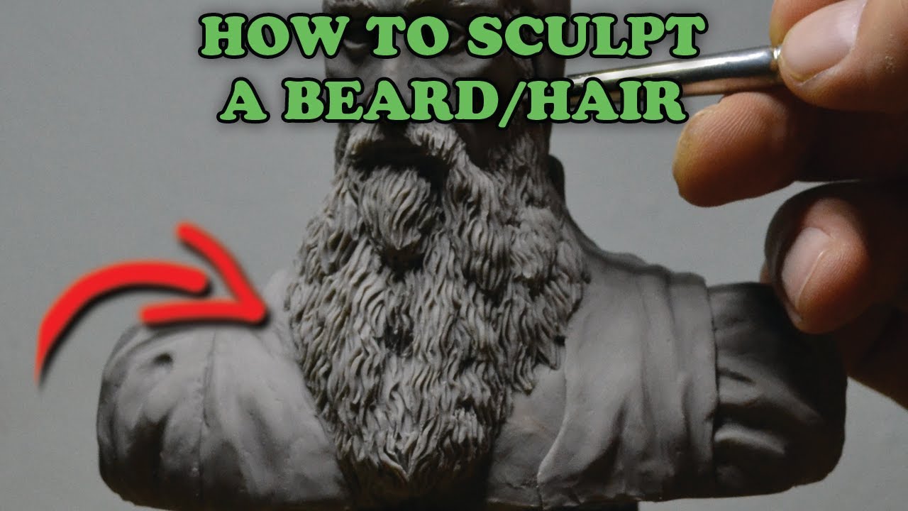 HOW TO SCULPT BEARD/HAIR TUTORIAL
