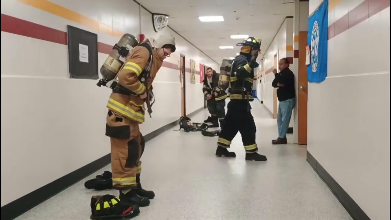 Full gear drill with scba 