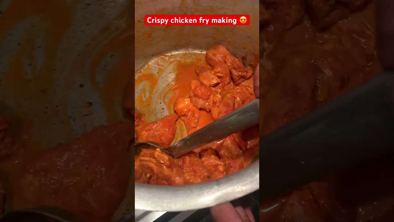 🔥🔥crispy chicken fry😍