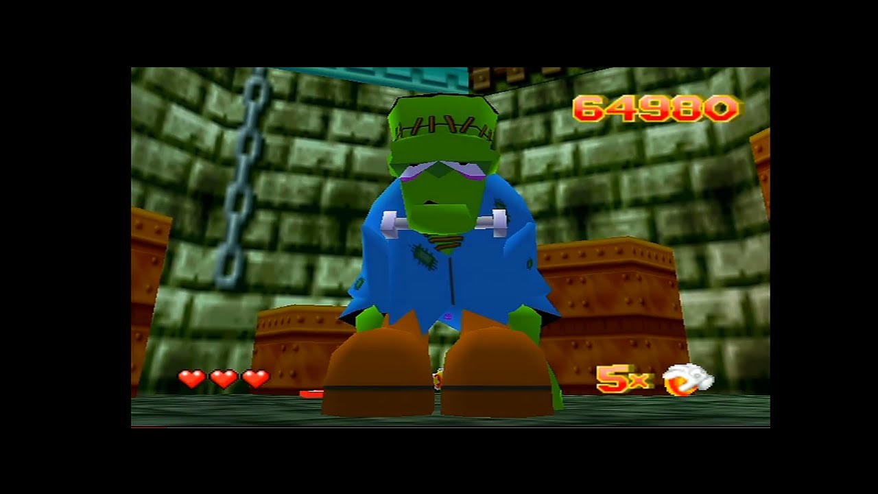 Glover (N64): Fortress of Fear - Boss Battle