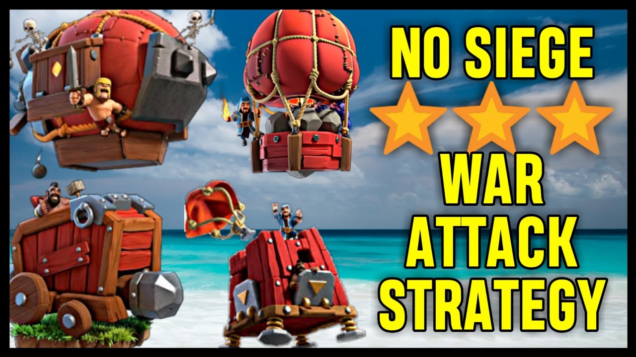 No Siege Th10 Attack: Th10 No Siege Machine Attack Strategy 2020 | Clash of Clans