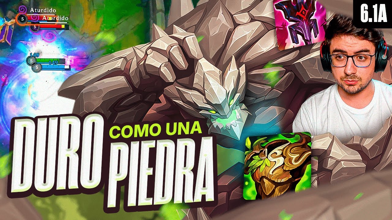 ¡El *TERROR* de la Botlane!😱  Malphite más duro que una Piedra