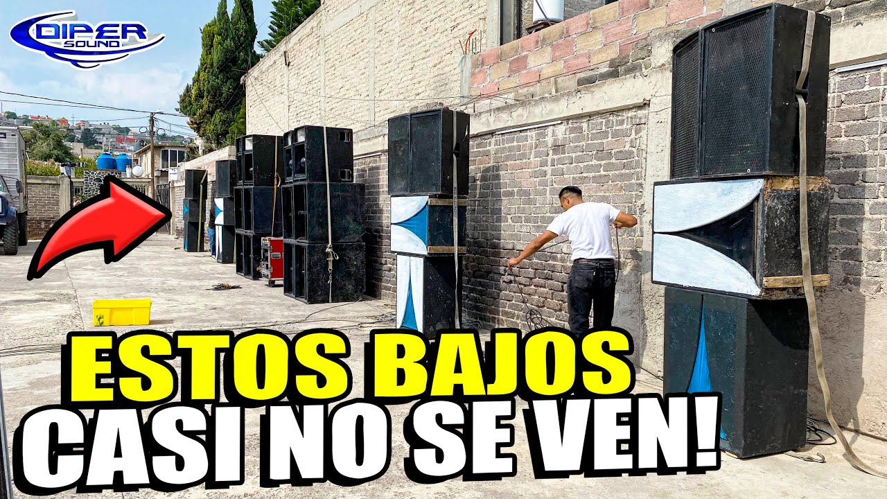 Y SUENAN MUY BIEN CON BOCINA DE 18 PULGADAS EN EL ANIVERSARIO DE SONIMIX