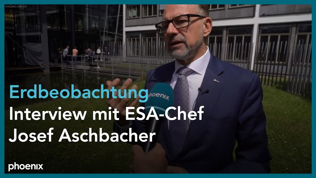 ESA-Generaldirektor Josef Aschbacher im Interview am 23.05.22