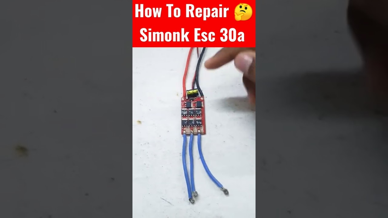How To Repair Simonk Esc 30a 