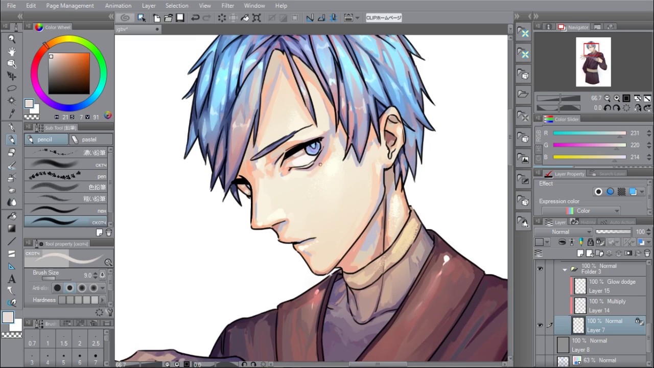 SpeedPaint [CLIP STUDIO PAINT EX]