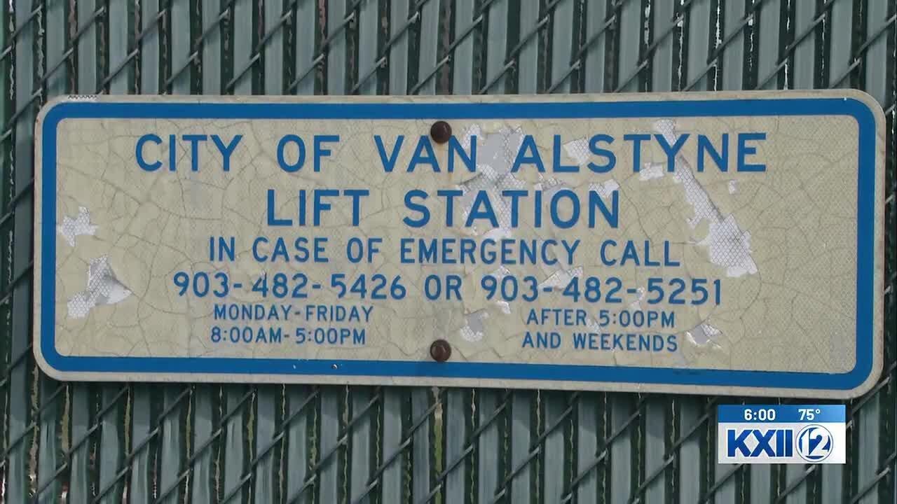 Van Alstyne lift station overwhelmed by storm causes wastewater overflow