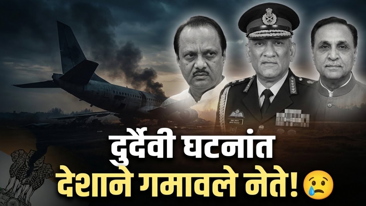 भारताच्या इतिहासातील दुर्दैवी विमान अपघात | अभ्यासपूर्ण विश्लेषण | Darji Foundation