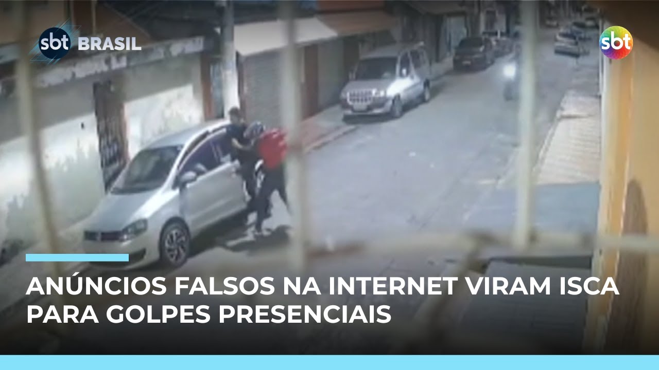 Criminosos usam an&uacute;ncios falsos na internet como isca para golpes presenciais | #SBTBrasil