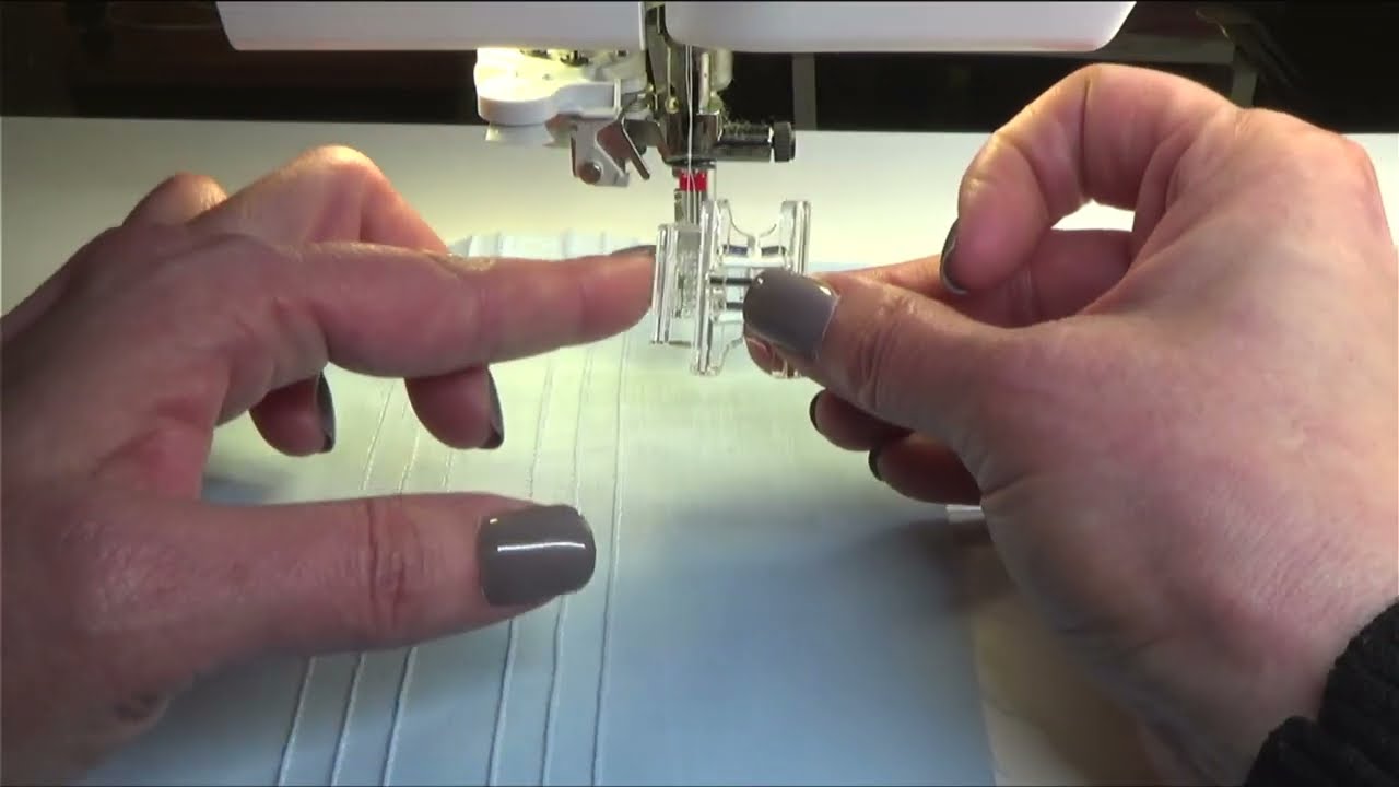 PFAFF® creative icon™ 2: Decorative Pintucks using the 9mm Pintuck foot with Decorative Stitch Guide