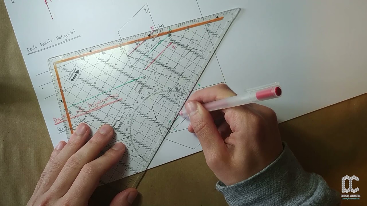 Alfabeto da reta - retas não projetantes