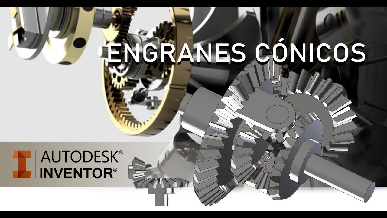 DISEÑO DE ENGRANAJES CÓNICOS EN INVENTOR