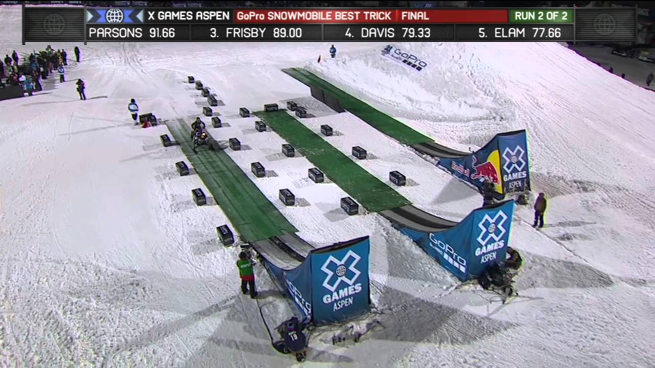 Jackson Strong Snowmobile Best Trick - X Games Aspen 2013 - Winter X Games