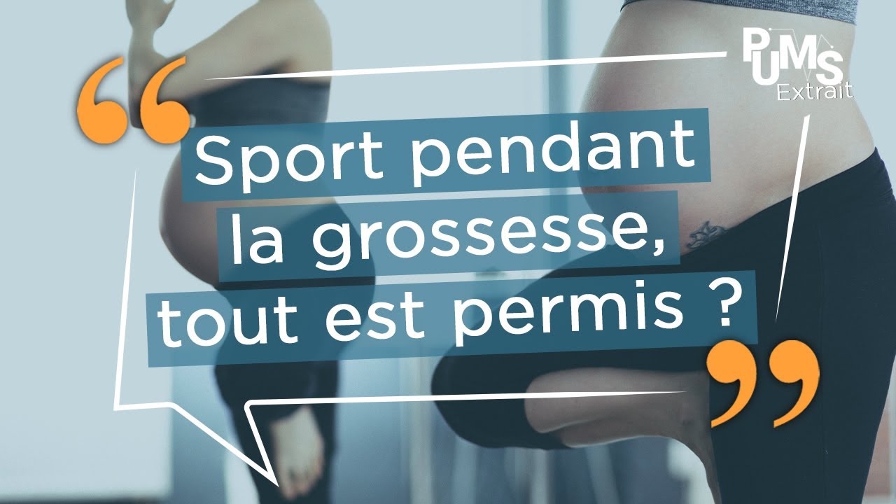 Quel sport est autorisé, recommandé ou interdit pendant la grossesse ?