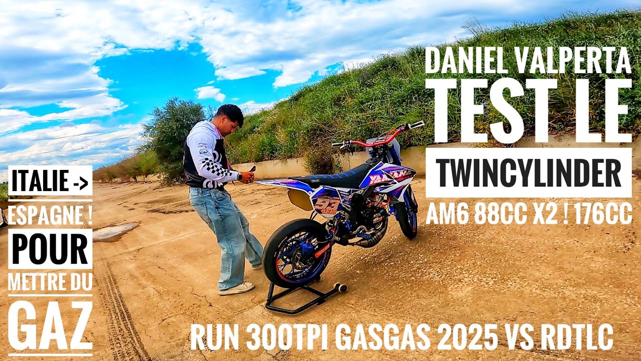 @Daniel Valperta Nous vient d'Italie 🇮🇹 pour Tester le TwinCylinder RDTLC 176cc 👊✊😻