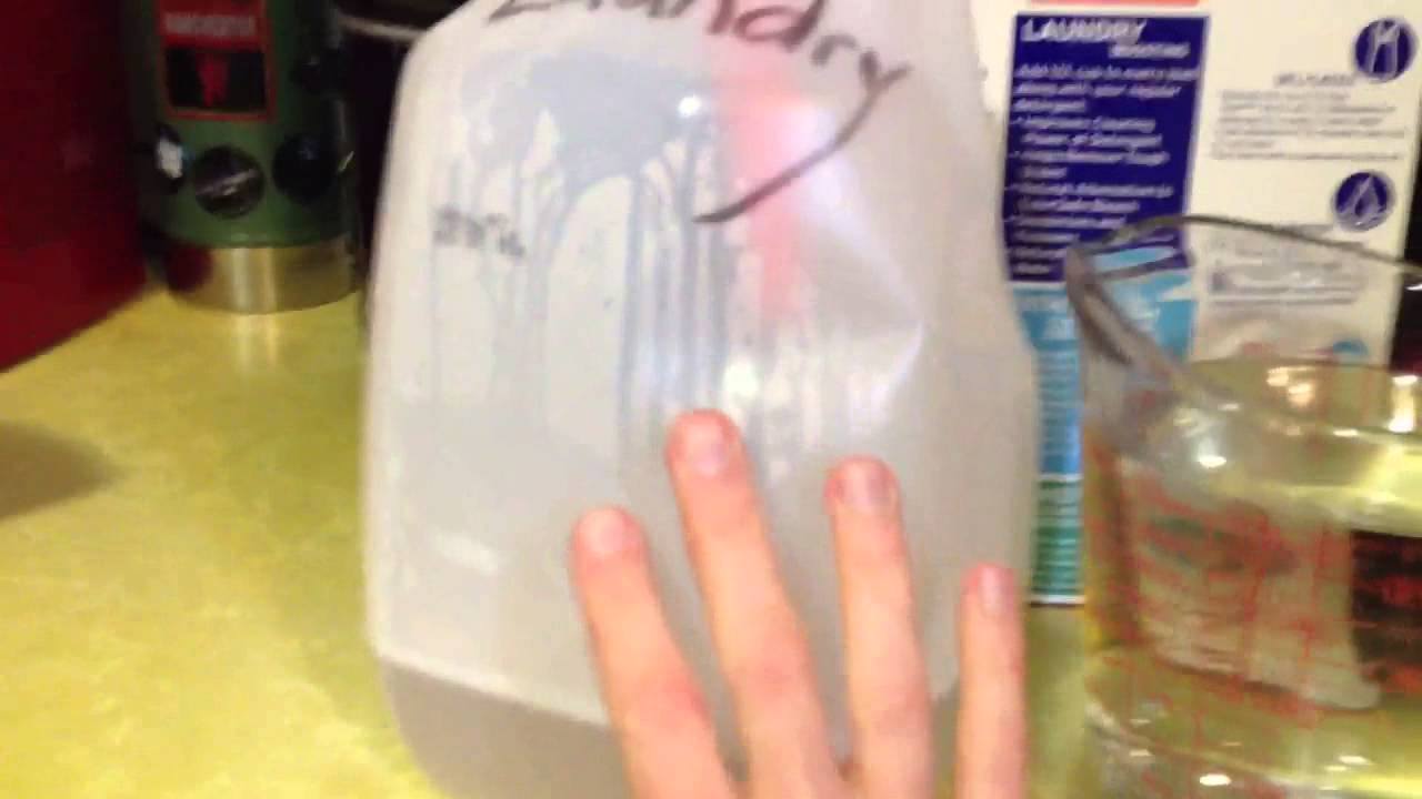 Easiest DIY Laundry Detergent with Dawn Dish Soap
