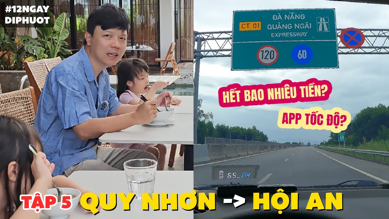 12 Ngày Đi Phượt Bằng Ô Tô | Tập 5: Mình Dùng App Cảnh Báo Tốc Độ Nào? Cao Tốc Quảng Ngãi - Đà Nẵng