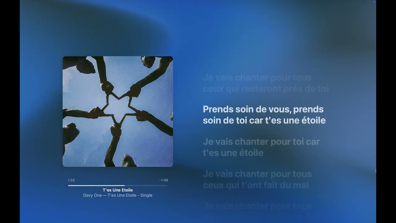 T'es Une Étoile - Davy One (Paroles)
