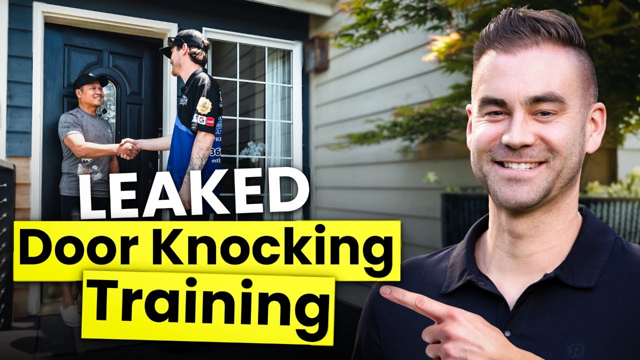 Door Knocking Techniques That Exploded My Home Service Business With Leads