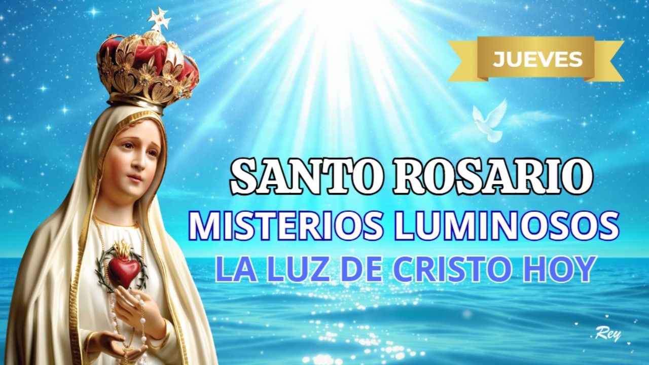 Misterios Luminosos Completos | Rezo Guiado de los Jueves 🙏