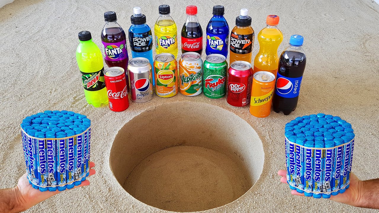 Coca Cola and Fanta, Powerade, Pepsi, Schweppes, Yedigün, Mtn Dew, Fruko VS Mentos Underground
