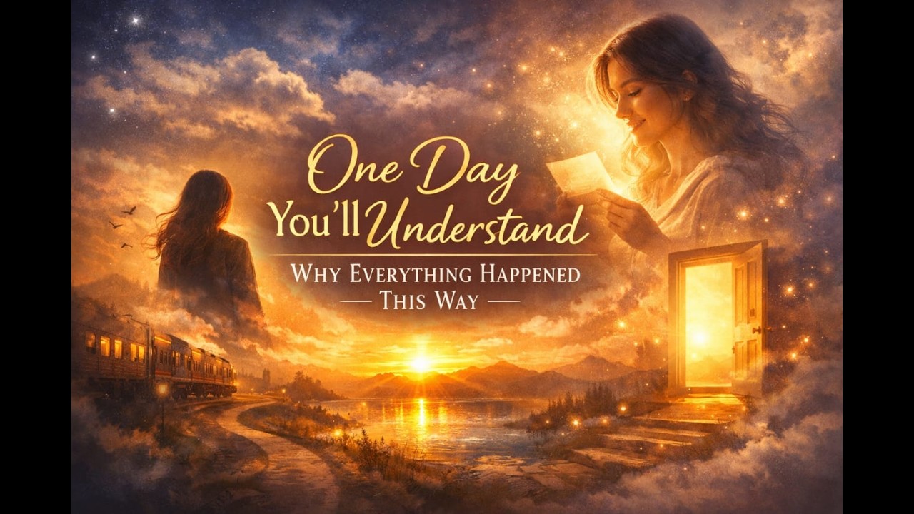 ONE DAY YOU’LL UNDERSTAND WHY EVERYTHING HAPPENED THIS WAY.