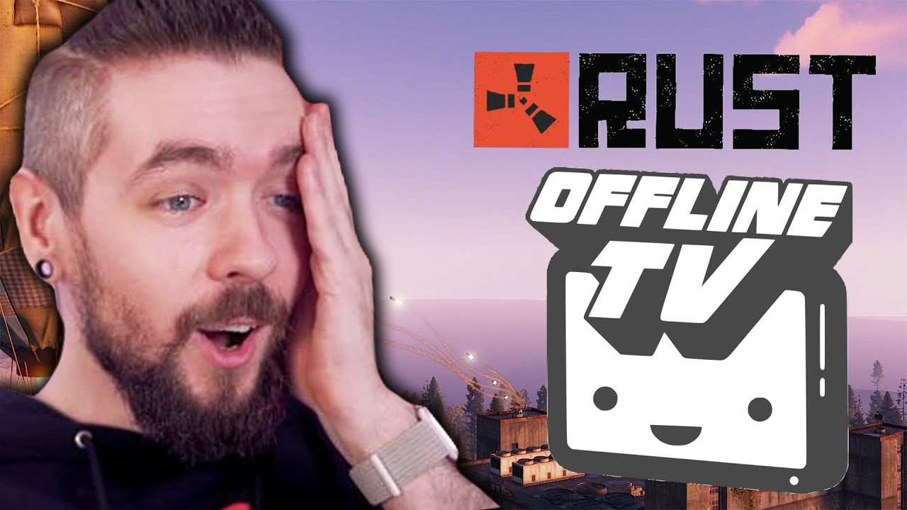 jacksepticeye funniest moments playing rust on otv server!!