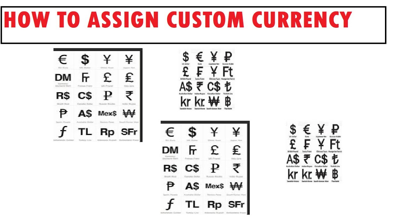 How to assign Custom currency to your tables in Microsoft Access Database